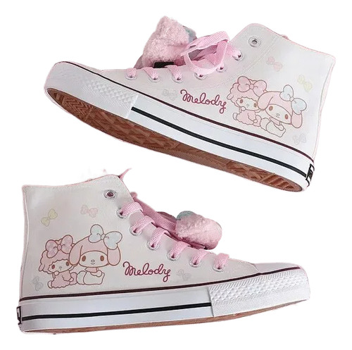 Zapatos De Piel My Melody Anime Magic Seal Para Niñas