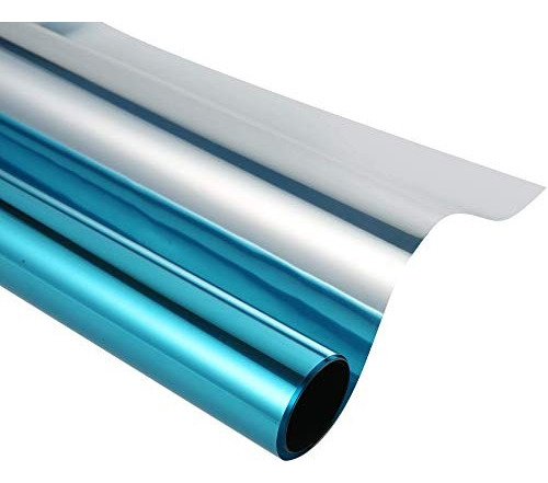 Rollo Film Espejado Blue 1.52 X 1 Mts Linea Profesional Azul