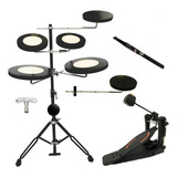 Bateria De Estudo Torelli Tbe01 Com Pad Extra E Pedal Rmv