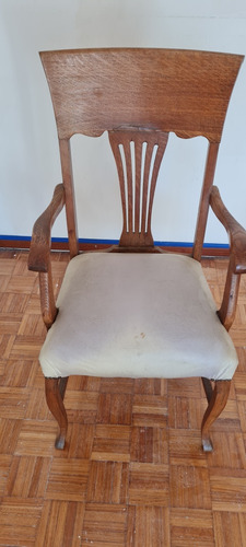 Sillon Antiguo Estilo Chippendale Para Reacondicionar/restau