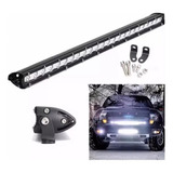 Barra Led Ultra Slim 72w 64cm 24 Leds 12/24v 4x4 Auto Utv