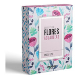 Kit Flores Acuarela Vectores Imagenes Png Sublimacion Diseño