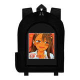 Mochila Negra Anime Don't Toy With Me Miss Nagatoro Art013