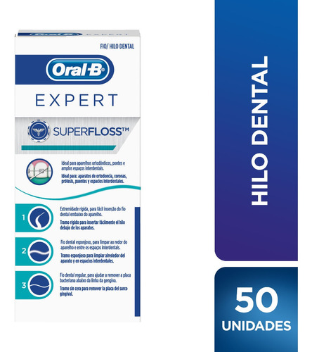 Hilo Dental Oral-b Expert Super Floss 50 Unidades