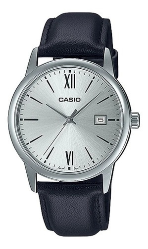 Reloj Casio Mtp-v002l-7b3, Analogo, Correa De Cuero