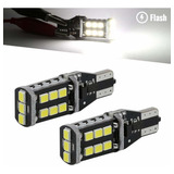 2x T10 921 912 60 W Blanco Flash Estroboscópico Led 3rd Fren