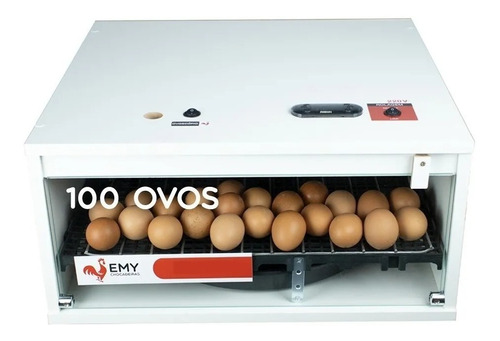 Incubadora De Ovos De Galinha C/ Termostato Ageon A103 Emy