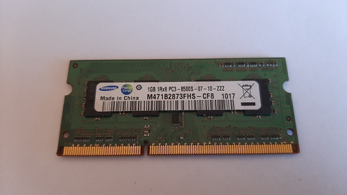 Memoria Ram Dd3 1gb Pc3 8500s 