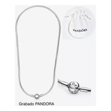 Collar Moments Serpiente Compatible Marca Pandora,plata+bols