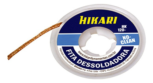 Fita Malha Dessoldadora Hikari 2,0mm X 1,5m - Hk-120-03