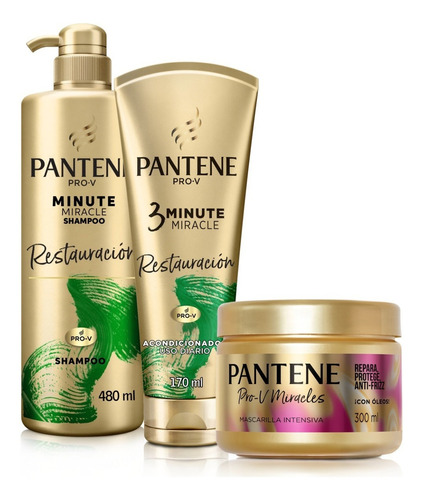  Kit Máxima Restauración Pantene Pro-v 950ml