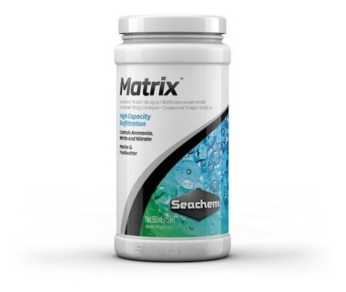 Matrix 250ml Seachem Material Filtrante Biologico Acuarios 