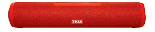 Kaiser Bocina Ksr-link Con Bluetooth Color Rojo