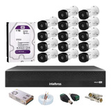 Kit Intelbras 14 Vhl 1220b Full Hd Dvr 16ch Mhdx 3116c C/1tb