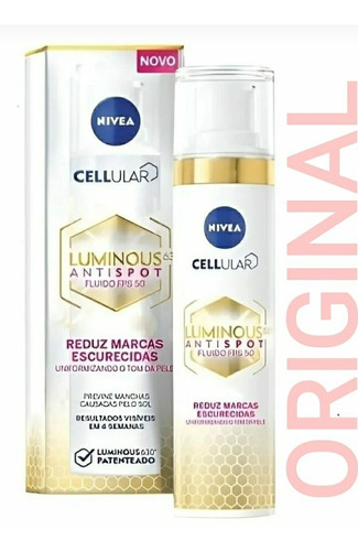 Creme Facial Nivea Cellular Luminous 630° 40ml Reduz Manchas