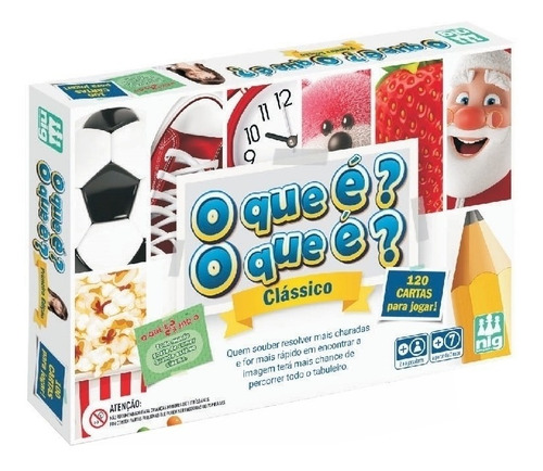 Jogo De Mesa O Que É? O Que É? Clássico Nig Brinquedos 1132