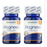 Pack 2 Magnesio 400mg 60 Comprimidos - Suplalim