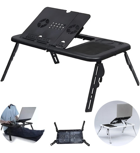 Mesa Para Notebook Articulada Dobravel Com Cooler Sofa Cama