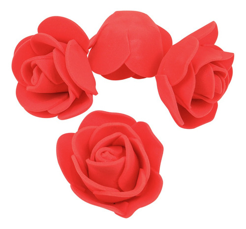 Rosas De Goma Eva X100u. Artificial Flores Chicas Souvenir