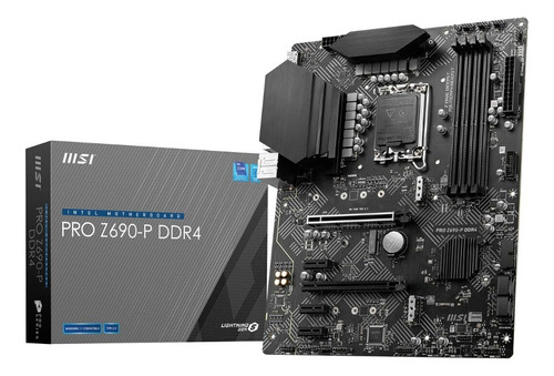 Placa Mãe Msi Pro Z690-p Atx Lga 1700 Ddr4 Hdmi Displayport 