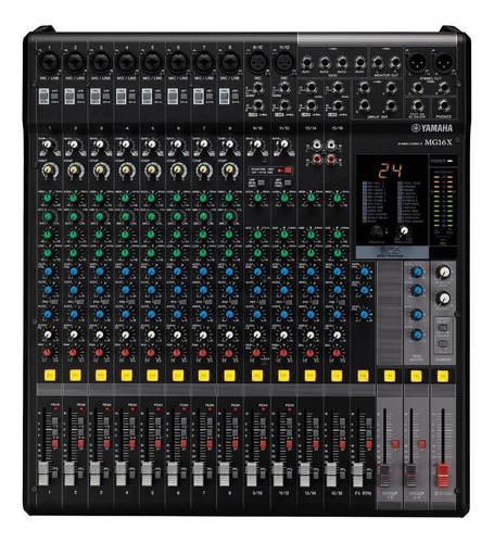 Mixer Analoga 16 Canales C/efectos Yamaha Mg16xcv Cuo