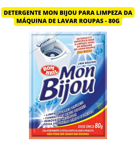 Mon Bijou Detergente Para Limpeza Da Máquina De Lavar Roupas