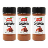 3 Pimientas Roja Cayena Badia 49.6g Cayenne Pepper 