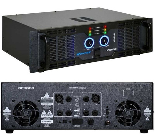 Amplificador De Potência Oneal Op3600 2 Canais 700w Rms