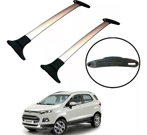 Barras Porta Equipaje P/ Ecosport Kinetic Gris Iael Jb-018g