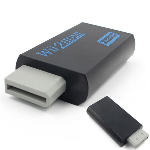 Wii2hdmi - Conversor Av Para Hdmi Para Wii Preto