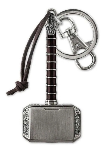 Llavero Metálico Martillo De Thor Mjolnir Original