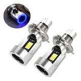 Faros Antiniebla Led H4 Angel Eye Para Motocicletas, 2 Unida