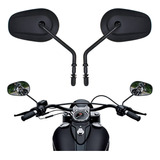 Espejos Negro Harley Davidson Sportster Dyna Softail Touring