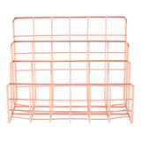 Bloque De Escritorio Bookshelf De Metal Dorado Rosa Three La