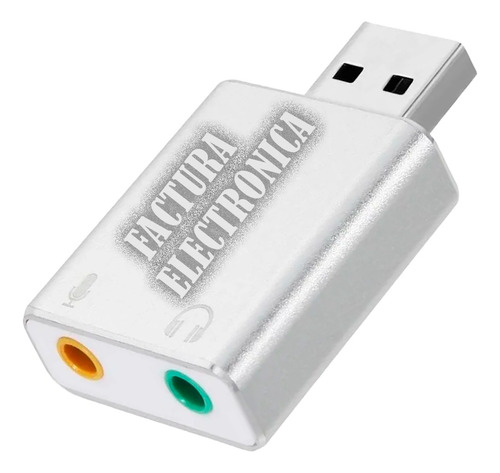 Adaptador Tarjeta De Sonido Usb 7.1 Virtual Premium Externa 