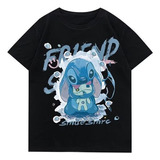 Camiseta De Manga Corta De Algodón Creative Stitch Amistad