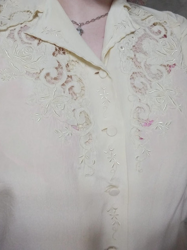 Camisa Vintage Seda