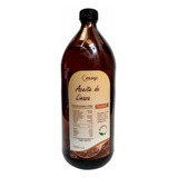 Aceite De Linaza Extra Virgen Grado Alimenticio Vidrio 1lt