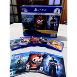 Playstation 4 Slim, 1tb De Armazenamento, 8 Jogos