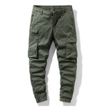 Pantalones Cargo Para Hombre  Estilo Militar  Retro  Con Múl
