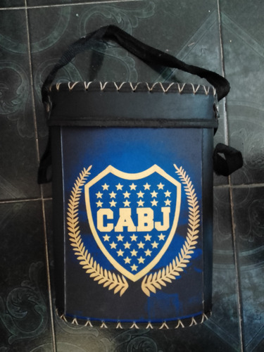 Bolso Matero Usado Cuero Boca Juniors 