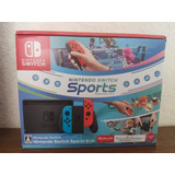 Nintendo Switch Neon Blue And Neon Red Joycon Wii Sports 