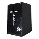 Cajon Acústico Jesus Cruz Preto Percussionline Promoção!