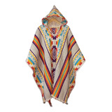 Poncho Premium Medio Siglo Clothes Grecas Colores