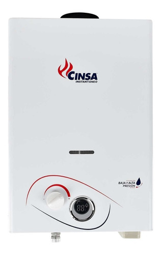 Boiler Calentador Instantáneo Cinsa Cin-06 B 