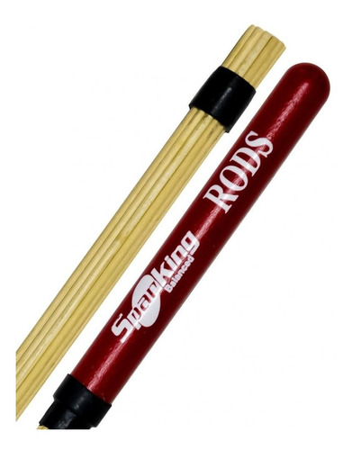 Baqueta Rod Spanking Linha Rods Colorida Vermelha (4110vm)