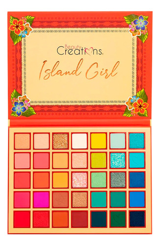 Beauty Creations Island Girl Paleta De Sombras Original