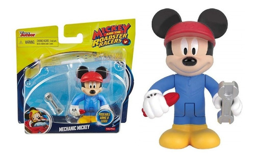 Mickey And The Roadster Racers Figura Mickey Mecanico