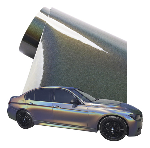 Vinil Wrap Gris Psicodelico Glossy Supreme Autoelite 1x1.52m