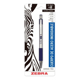 Bolígrafo De Gel Retráctil Zebra G-301 Punto Mediano 0.7 Mm.